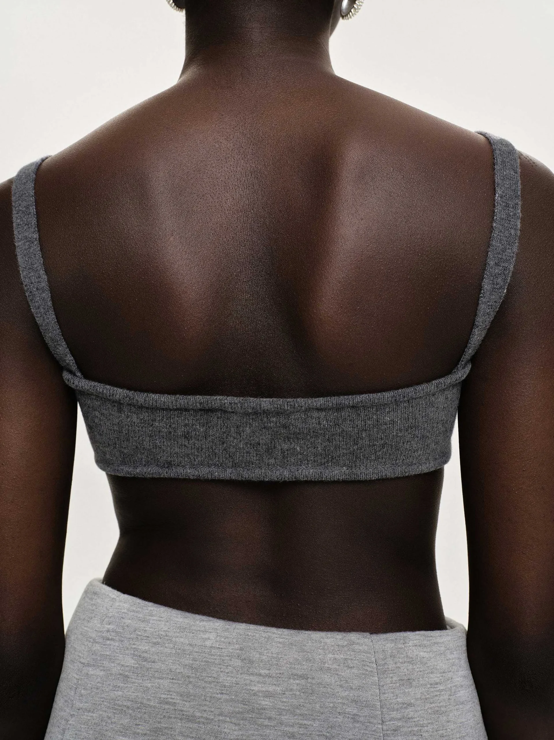 Source Unknown Vêtements-Soutien-Gorge En Tricot Cotele, Charbon De Bois