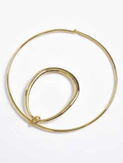 Source Unknown Accessoires-Tour De Cou A Boucle, Dore