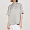 Source Unknown Accessoires-T-Shirt En Satin, Argent