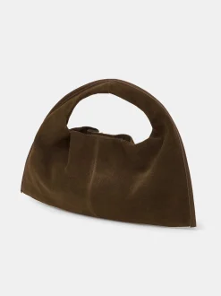 Source Unknown Vêtements-Vida Mini Sac Fourre-Tout En Daim, Noyer